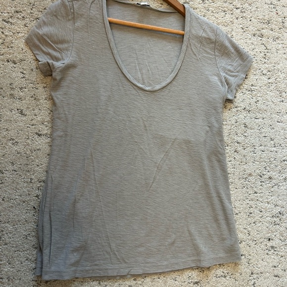 James Perse Sz.3 Tan Short Sleeve T-Shirt please see measurement pics for colour - Picture 10 of 12